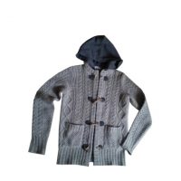 KAOS - Cardigan in lana grigio