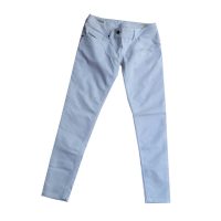 DIESEL - Jeans modello Nevy in cotone bianco