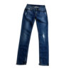 LIU.JO - Jeans con strappi in cotone blu