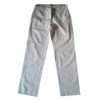 PRADA - Pantalone in cotone bianco chino