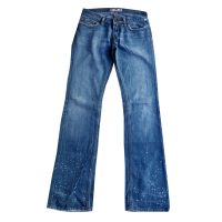 FORNARINA - Jeans in cotone blu a vita bassa modello Bjork