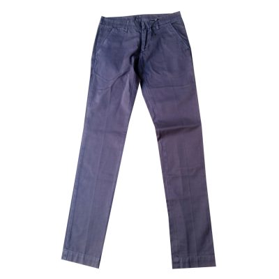 DONDUP - Pantalone chino in cotone viola