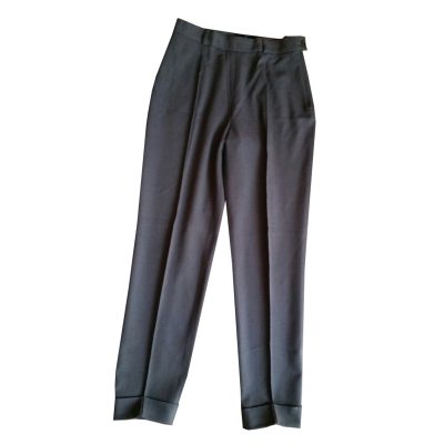 LES COPAINS - Pantalone vintage anni 70 in lana grigio