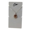 OSA Jewels - Collana in argento con ciondolo palma in cristall