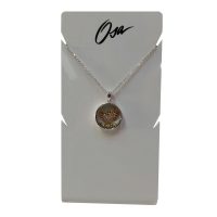 OSA Jewels - Collana in argento con ciondolo cuore in cristalli