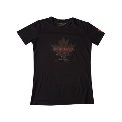 Dsquared2 - Maglietta in cotone e organico nero