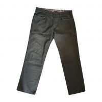 Burberry - Jeans dritti in cotone cachi - XL