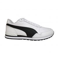 Puma - Sneaker basso in pelle bianco e nero