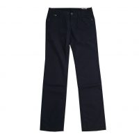 Gas - W31 - Pantalone estivo in cotone elasticizzato blu