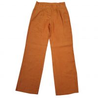 Marella - IT/40 - Pantalone largo in lino arancione