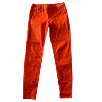 Goldenpoint - M - Jeans slim in cotone arancione