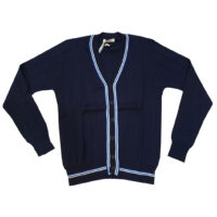 Ferrante - IT/50 - Cardigan in cotone blu