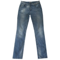 Liu.Jo - W30 - Jeans in cotone elasticizzato blu con strappo a stella