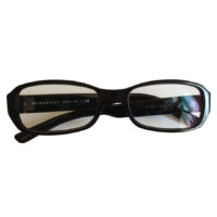 Burberry - Montatura per occhiali da vista in celluloide nero