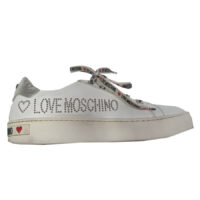 Love Moschino - EU/39 - Sneaker basso in pelle bianco
