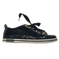 Dolce & Gabbana - EU/37 - Sneaker basso in pelle verniciata nero
