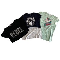 Mix Brand - 10-14 Anni - Set di 3 magliette multicolore