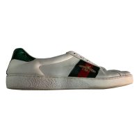 Gucci - UK/11 - Sneaker basso modello Ace in pelle bianco