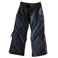 Nike - IT/44 - Pantalone largo in sintetico nero