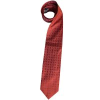 Trussardi - Cravatta in seta rosso e bianco