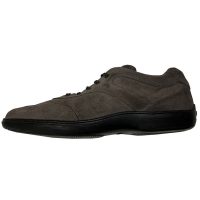 Tod's - UK/7 - Sneaker basso in pelle scamosciata grigio taupe