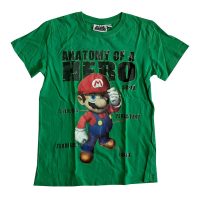 Super Mario - 9-10 Anni - T-shirt in cotone verde