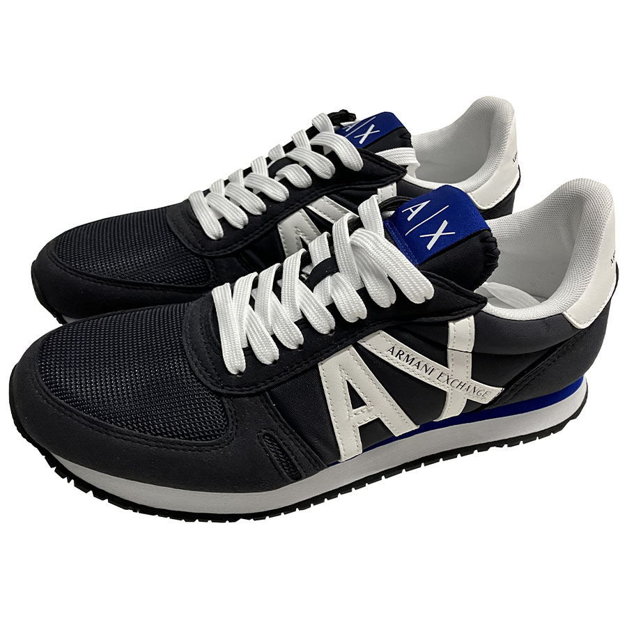 Armani Exchange - Sneaker basso blu