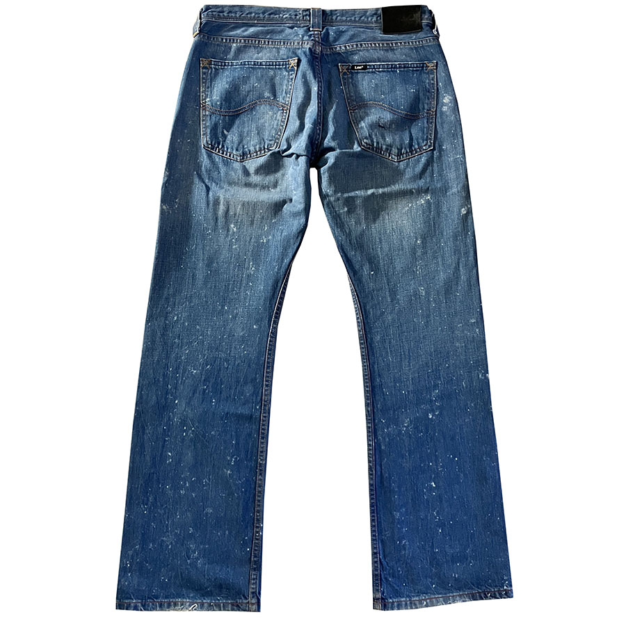 Lee - W34 - Jeans largo in cotone blu