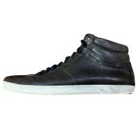 Burberry - EU/42 - Sneaker alto in pelle marrone verso taupe