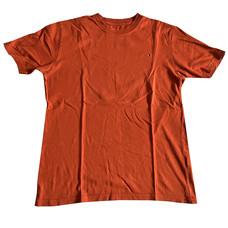 Tommy Hilfiger - 12-14 Anni - T-shirt in cotone arancione