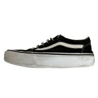 Vans - EU/39 - Sneaker basso in tela nero e pelle bianco