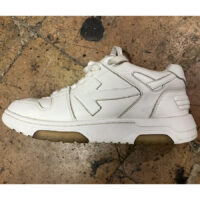 Off White - EU/38 - Sneaker basso in pelle bianco Out of Office